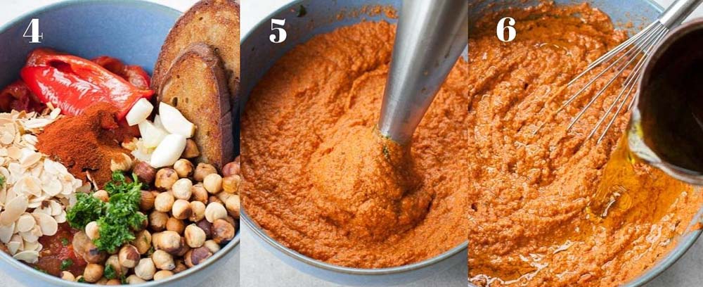 romesco sauce preparation steps