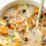 Polish Mushroom Soup pinnable image.